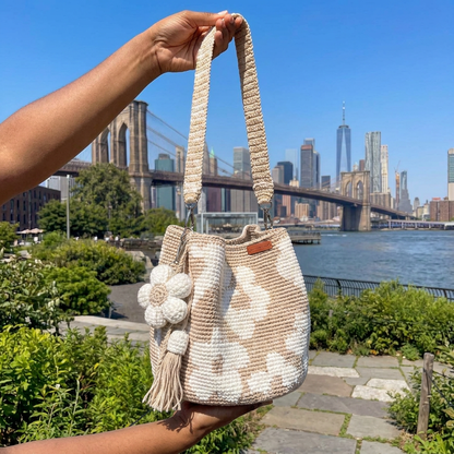 Crochet Flower Bag