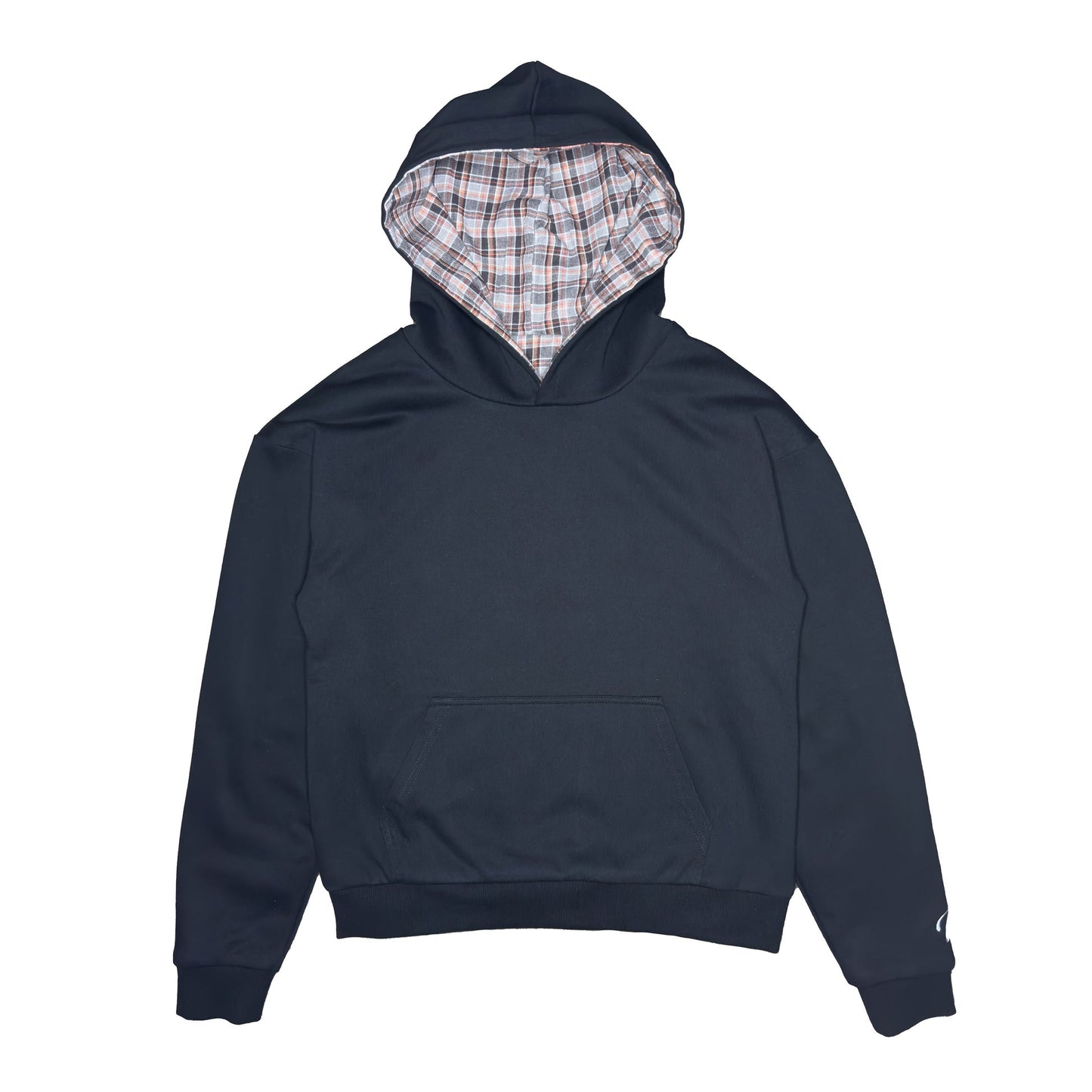 Reversible Plaid Hoodie